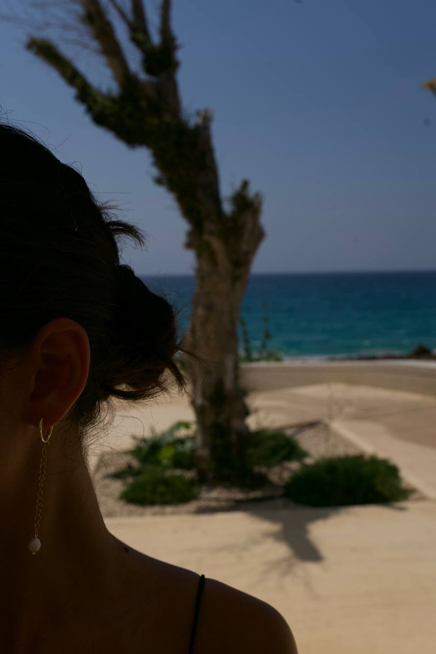 Pearl transformer earrings — Gold-Plated